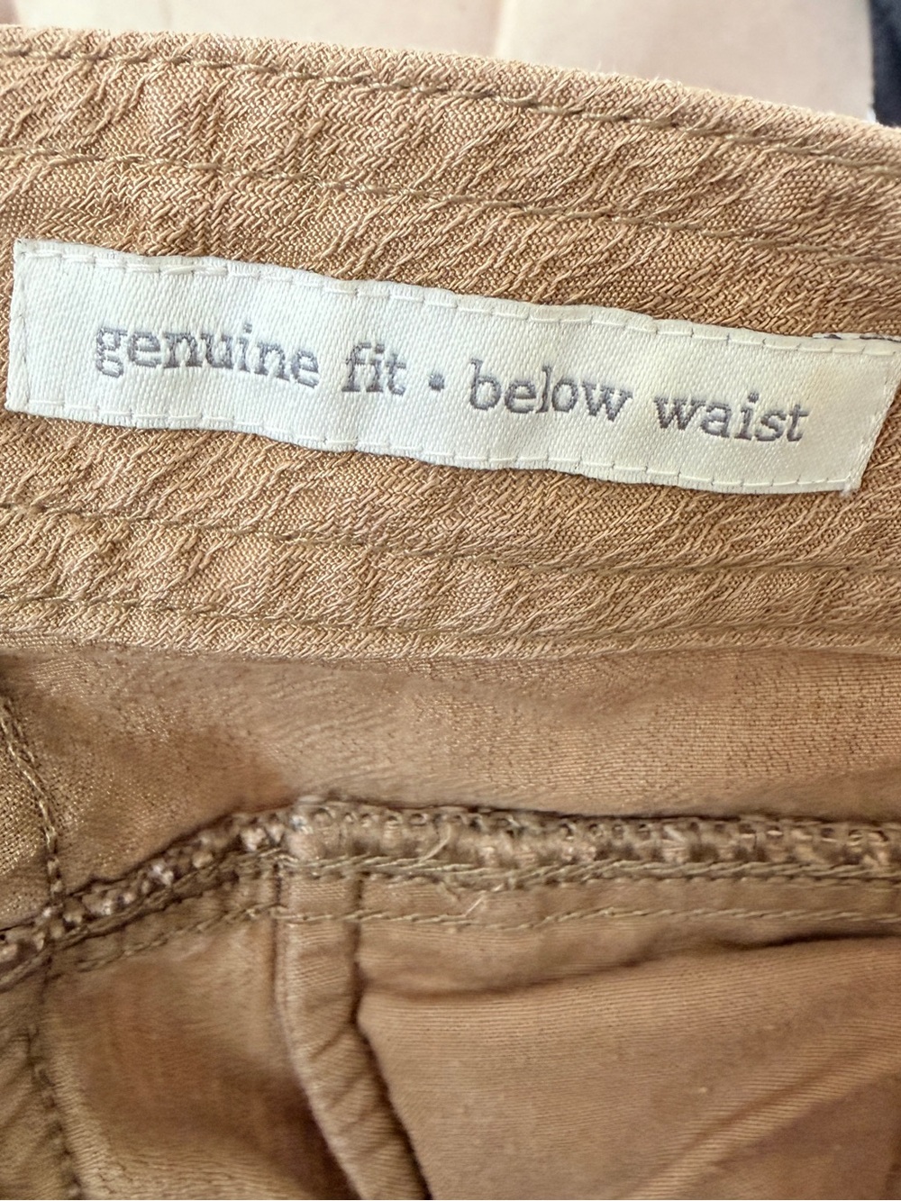 J. Jill Women's Tan Genuine Fit Below Waist Capri Pants‎ Size 8 - Picture 3 of 10